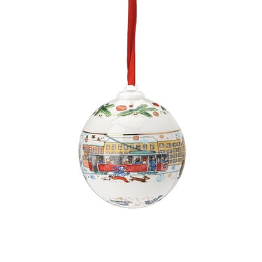 Hutschenreuther Porzellankugel Weihnachtskugel 2023 Porzellankugel, 6 C im Sale